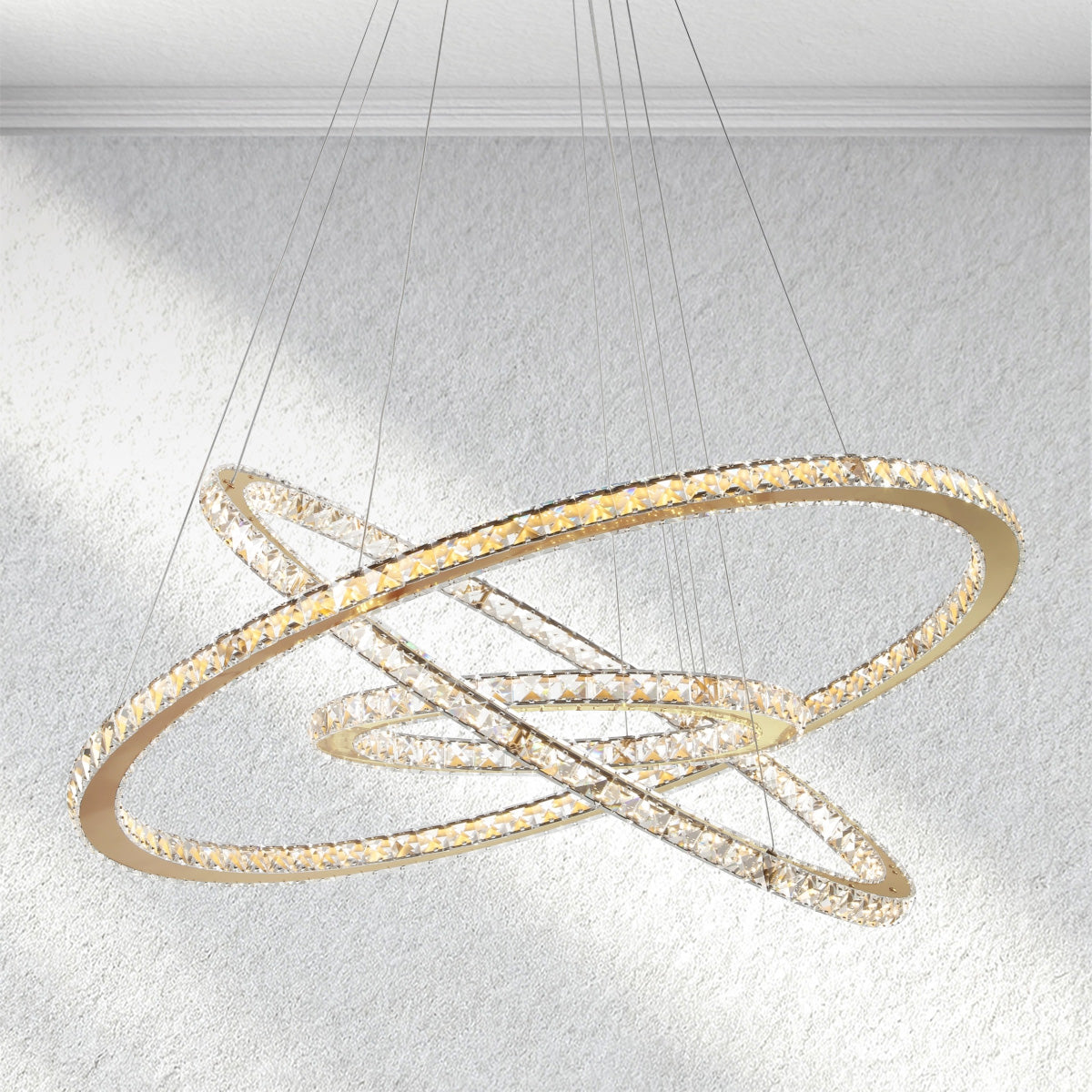 furnlume Lumevia 3-Round Chandelier