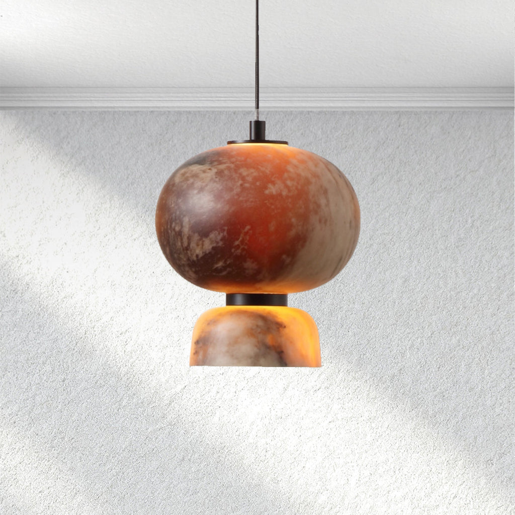 Furnlume Eterna Alabaster Pendant – Large Circle