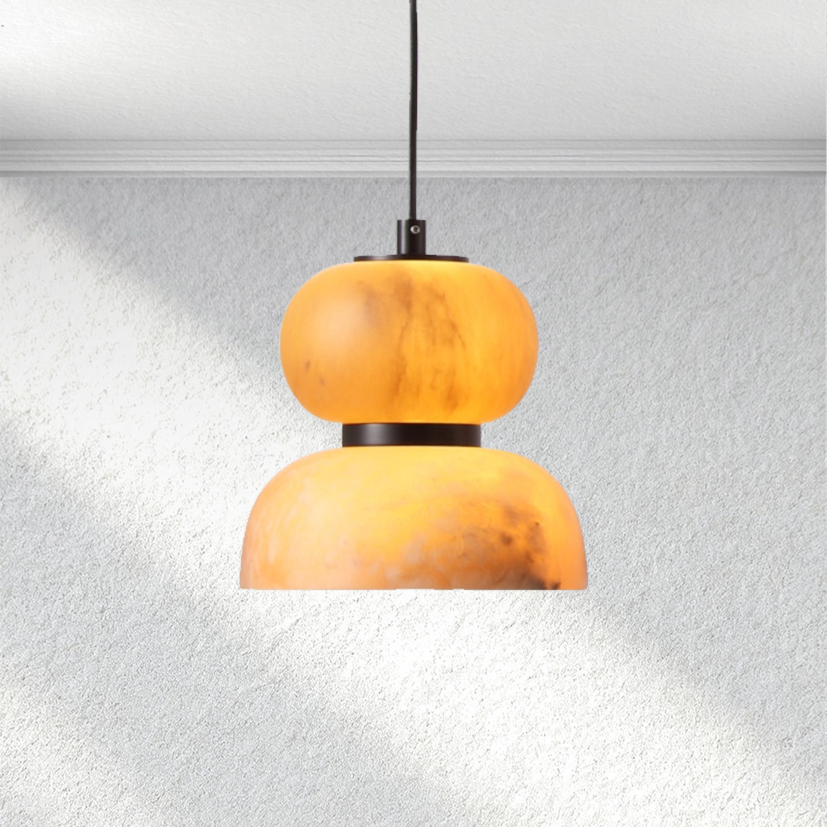 Furnlume Eterna Alabaster Pendant – Small Ring