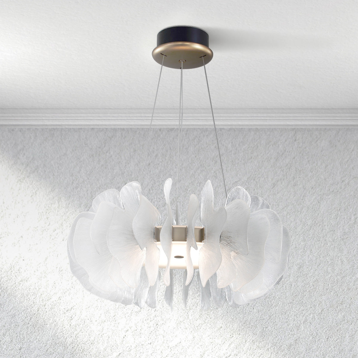 furnlume Jellyfish Round Chandelier