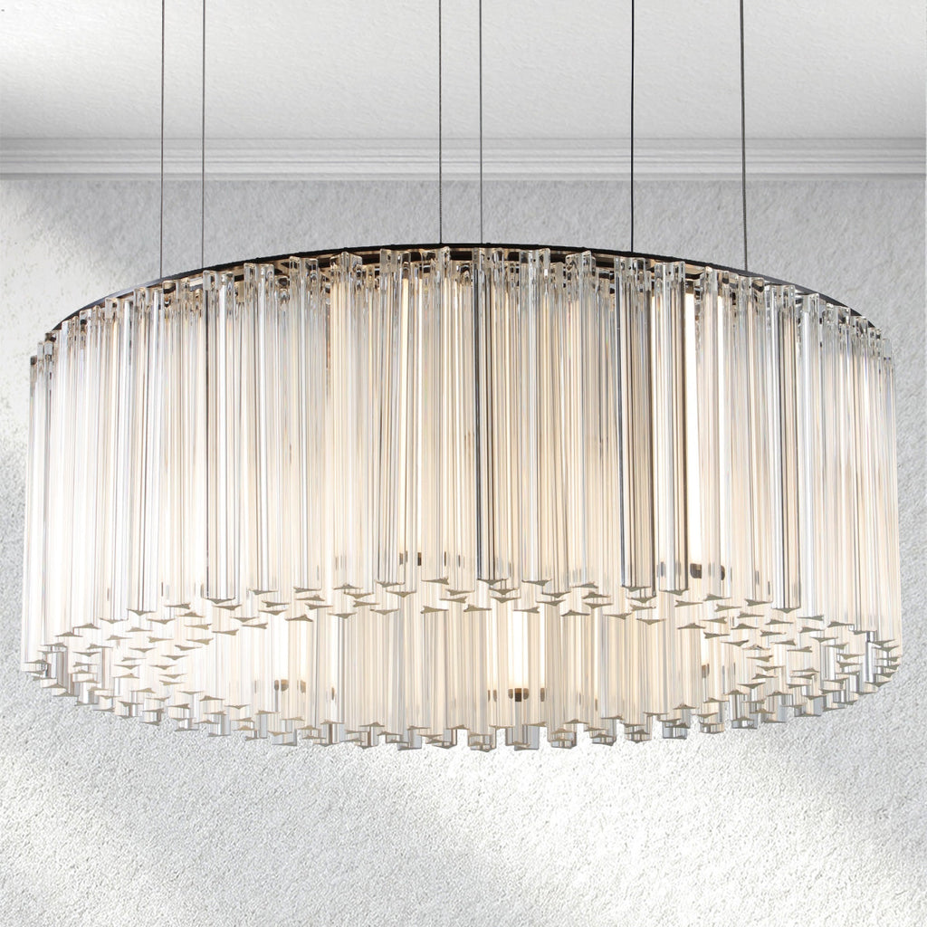 Furnlume Rainfall Round Chandelier