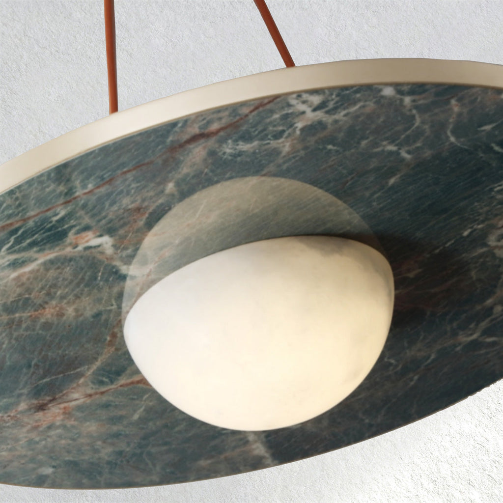 Furnlume FloatDisc Alabaster Pendant