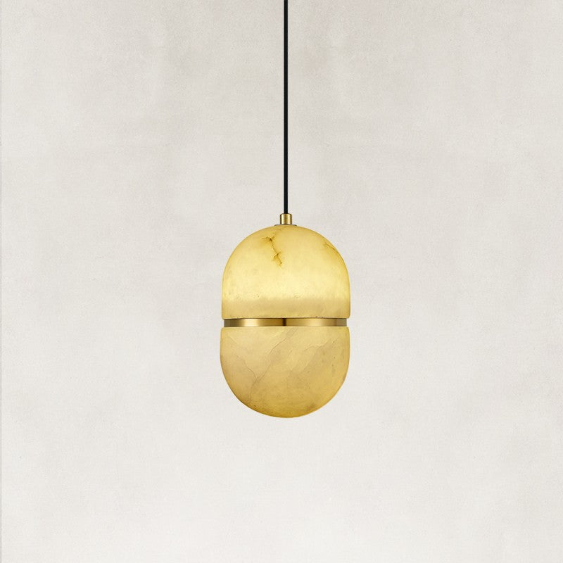 Glowstone Alabaster Modern Pendant 5.5''D