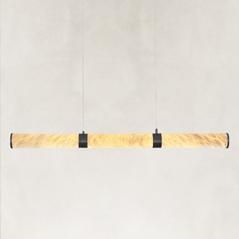 Sylva Alabaster Linear Chandelier 47"W