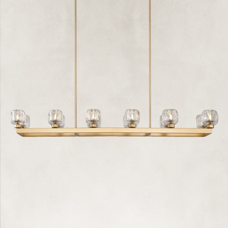 Vellu Rectangular Chandelier 59"W