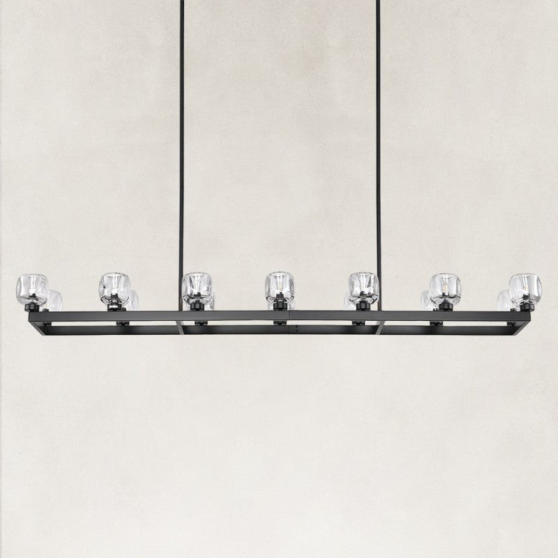 Vellu Rectangular Chandelier 68"W