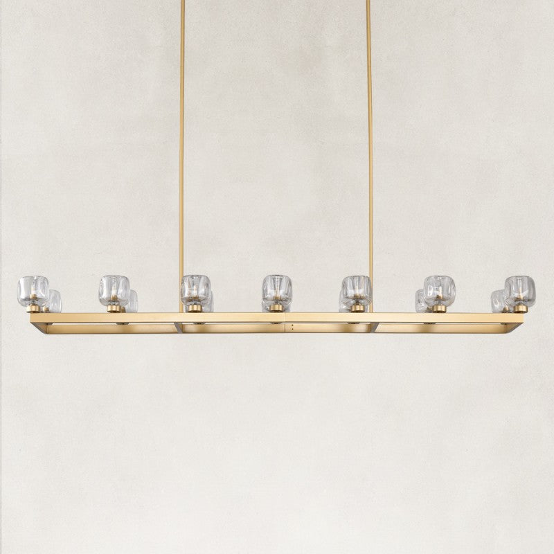 Vellu Rectangular Chandelier 68"W