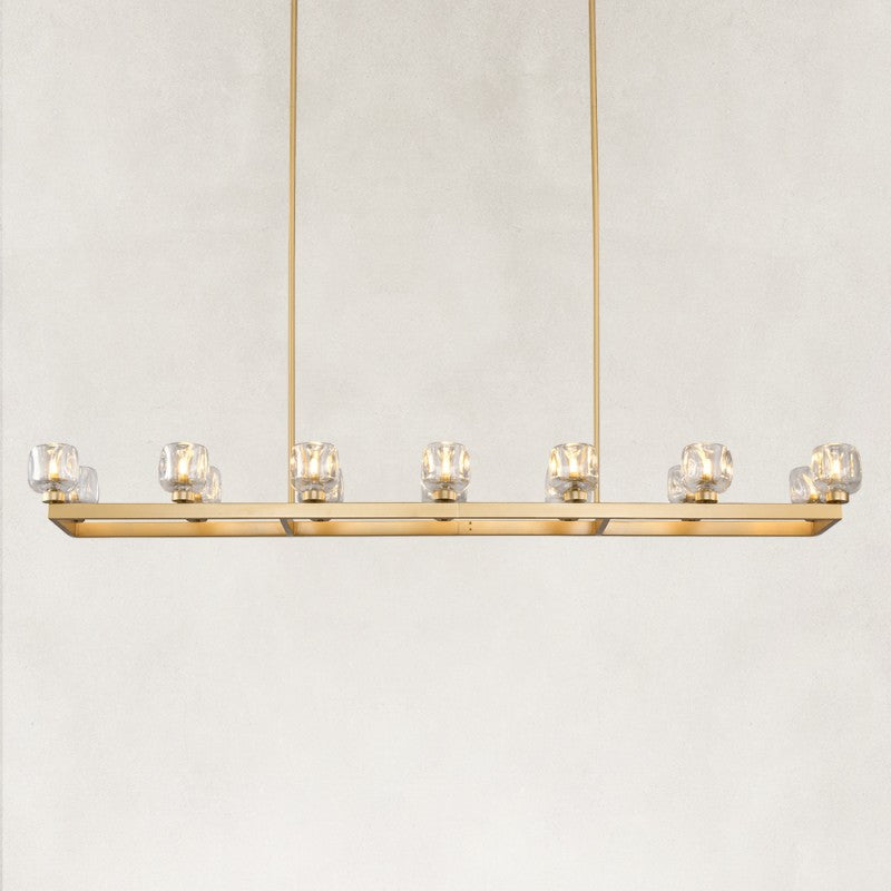 Vellu Rectangular Chandelier 68"W